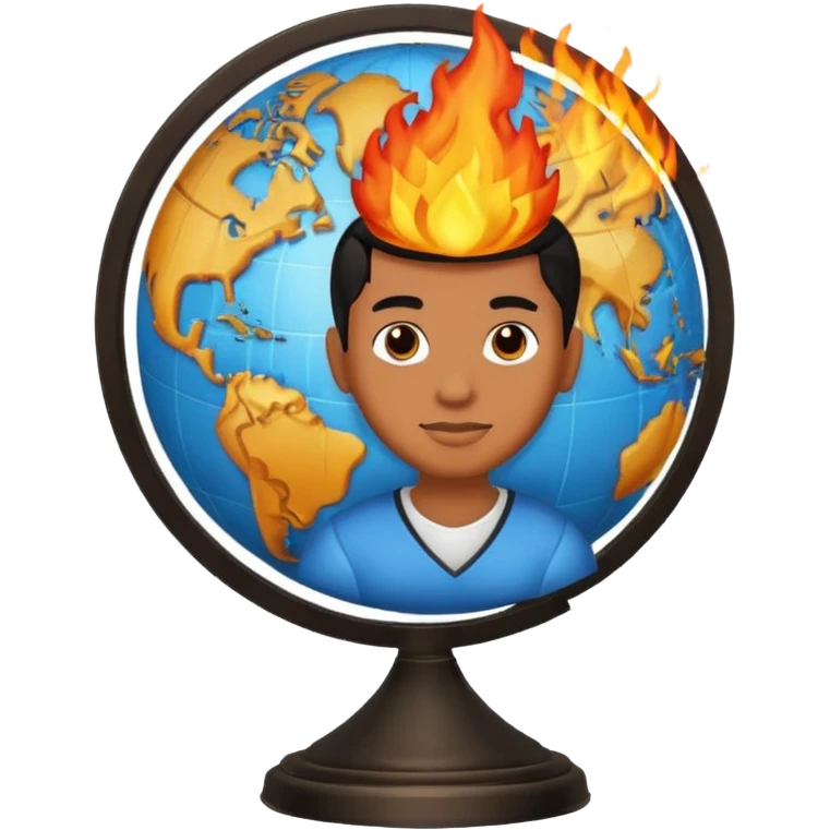 Combine these to make 1. 📓🌎💎🫥🔥⚖️ emoji