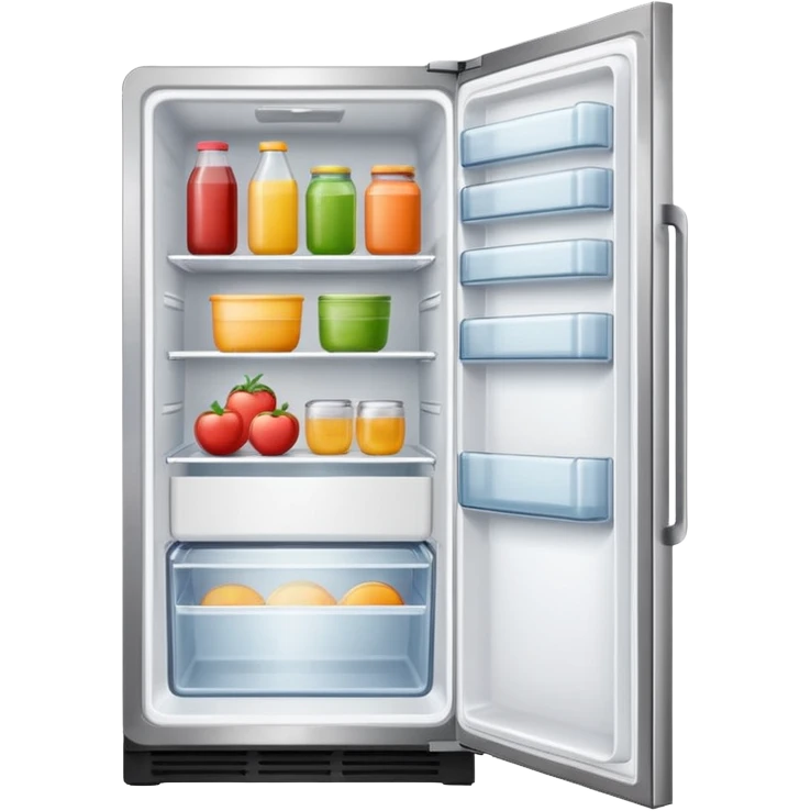 opened refrigerator  icon emoji