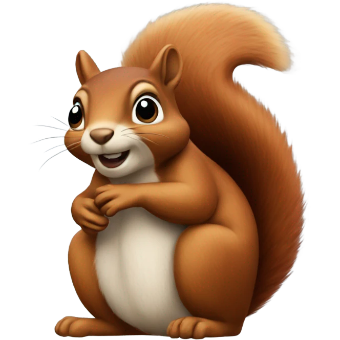 No squirrel allowed emoji