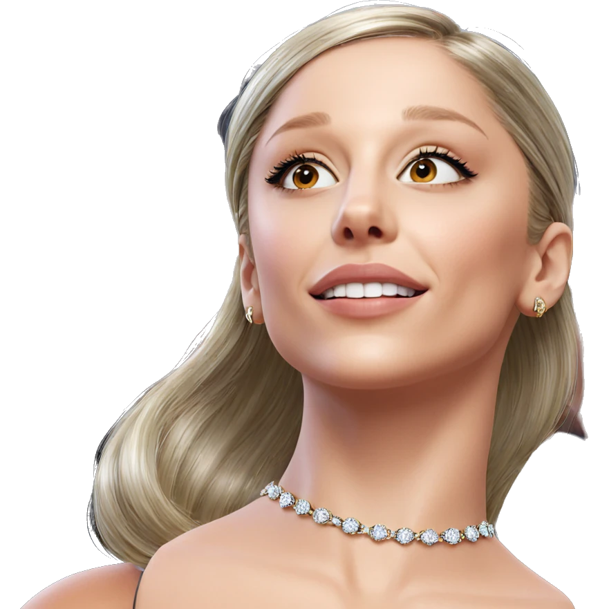 realistic jewelry on a girl emoji