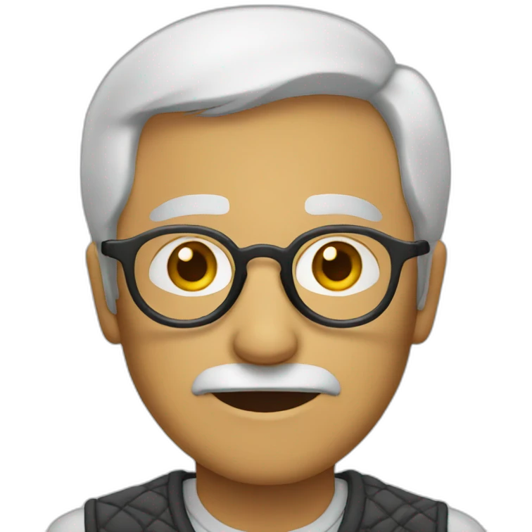 old man glasses emoji