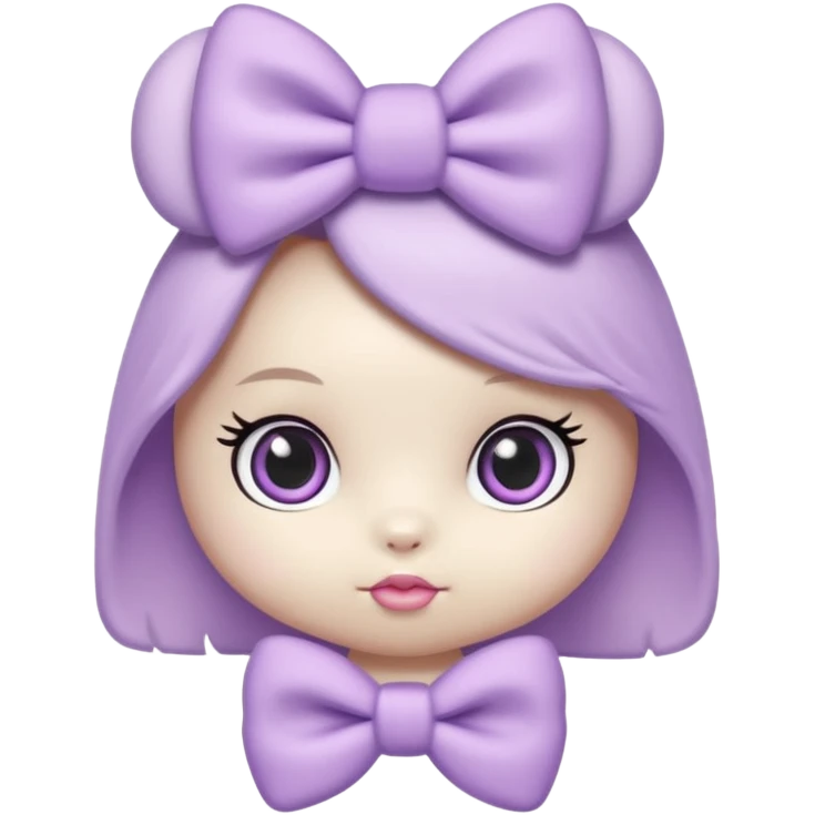 hellokitty in lilac colors emoji