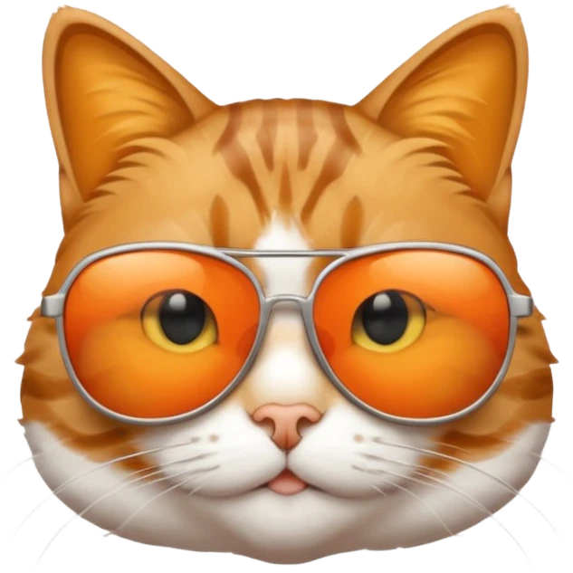 Cat wearing sunglasses emoji