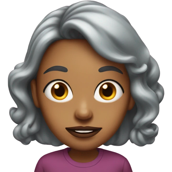 Booger woman emoji