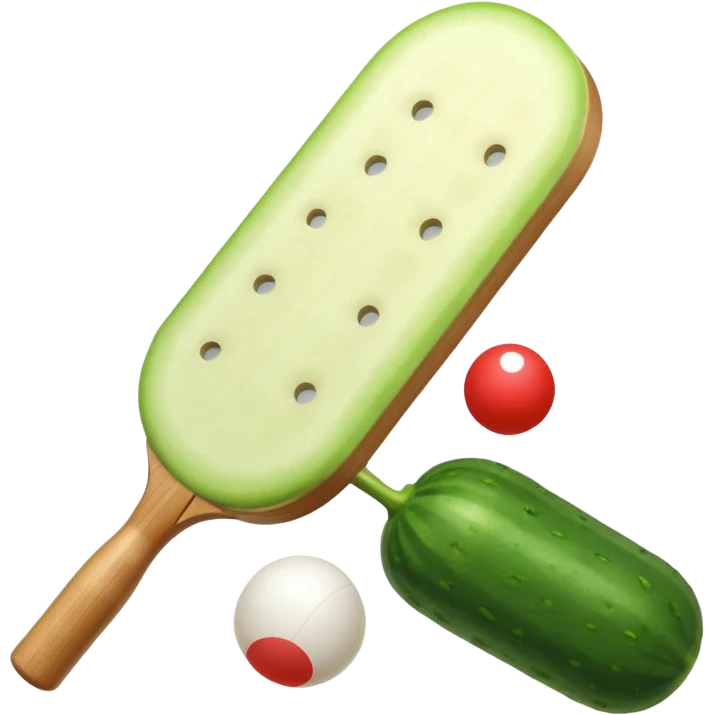 🥒+🏓 emoji