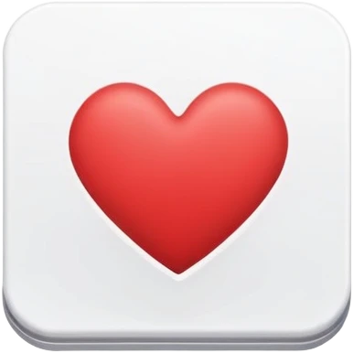 square social media post with a heart icon floating above it. The post includes a simple image and caption lines emoji