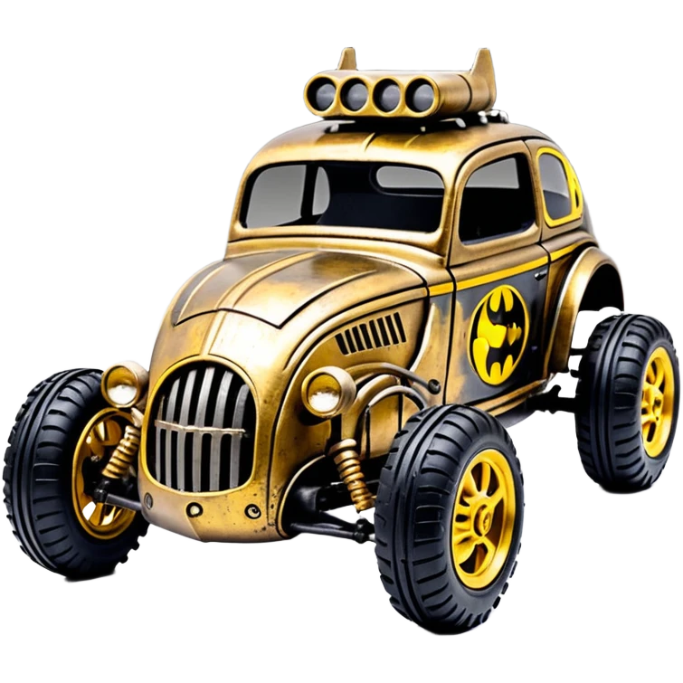1:10 off-road Basher Batman’s 1934 blackened tarnished C-3PO ford rc car  emoji