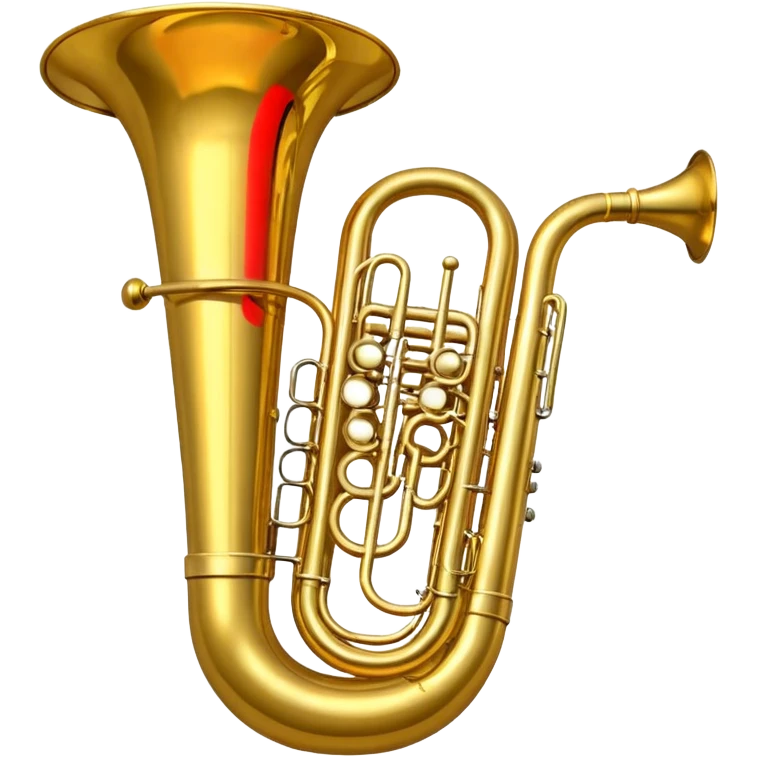 tuba, classic brass instrument emoji