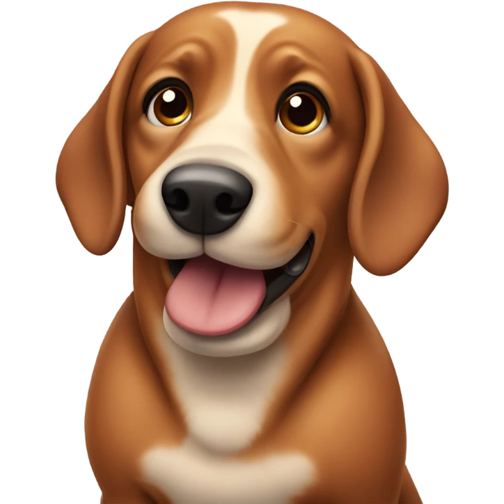 Fat sausage dog  emoji