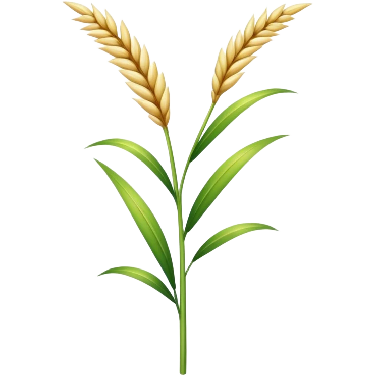 single Saccharum Grass, stem emoji