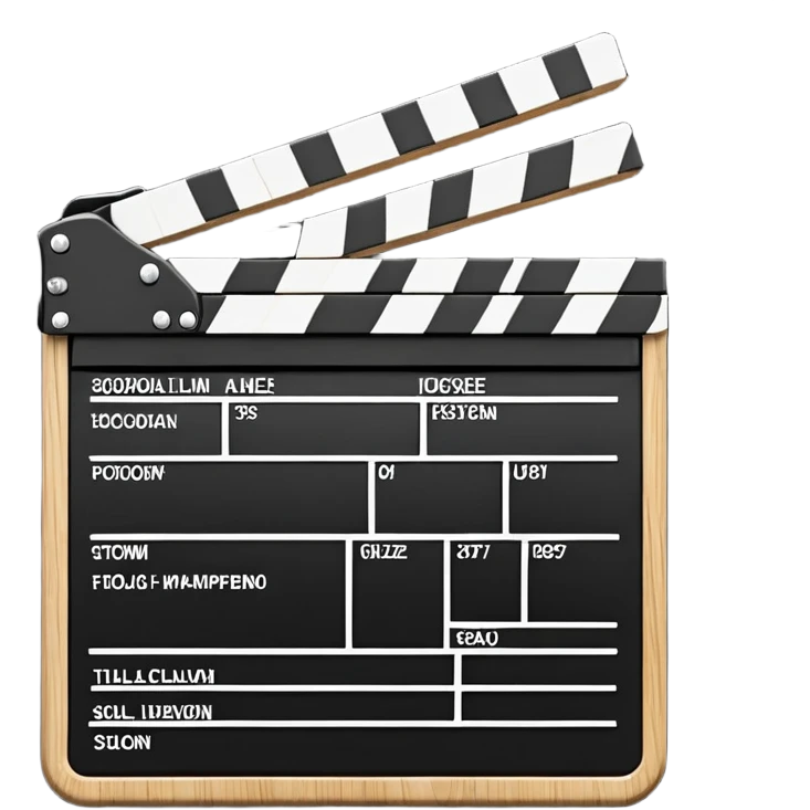 movie clapperboard emoji