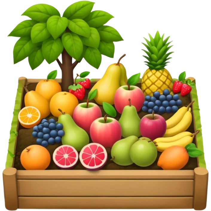 fruit garden bed emoji
