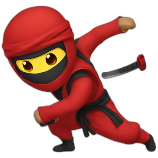 red ninja emoji