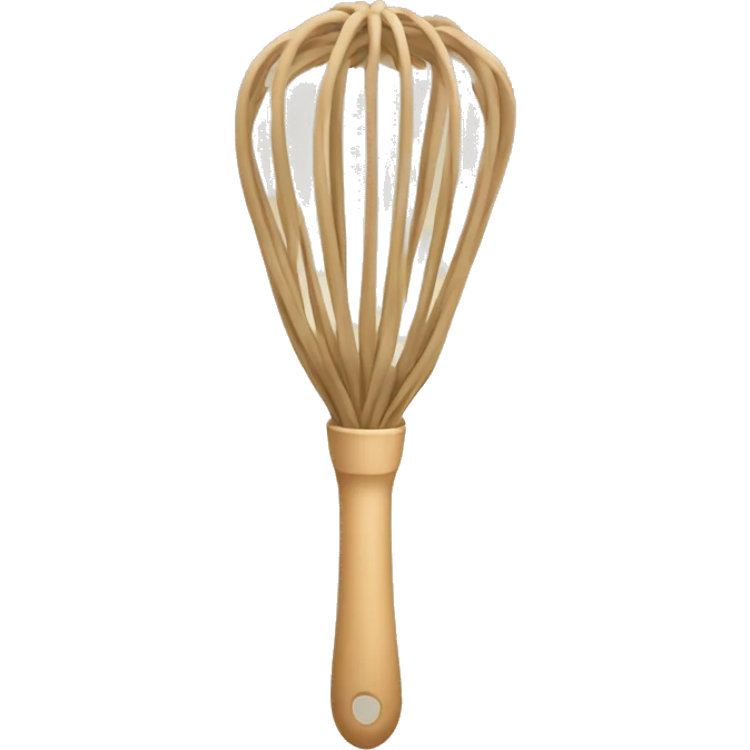 Beige cooking whisk emoji