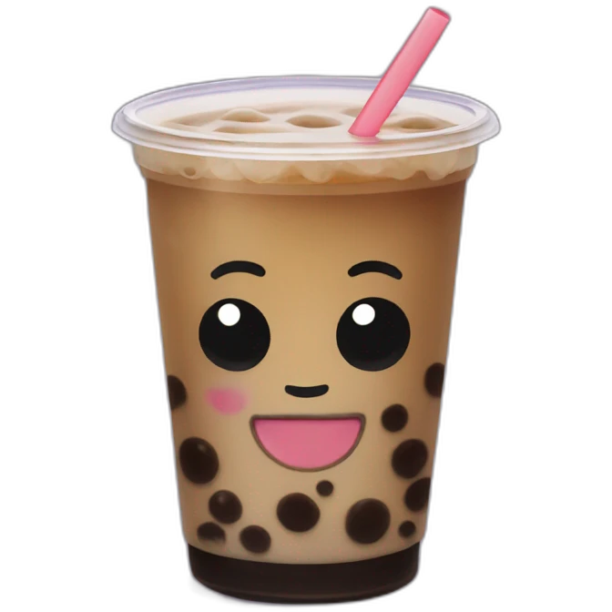 shadow bubble tea emoji