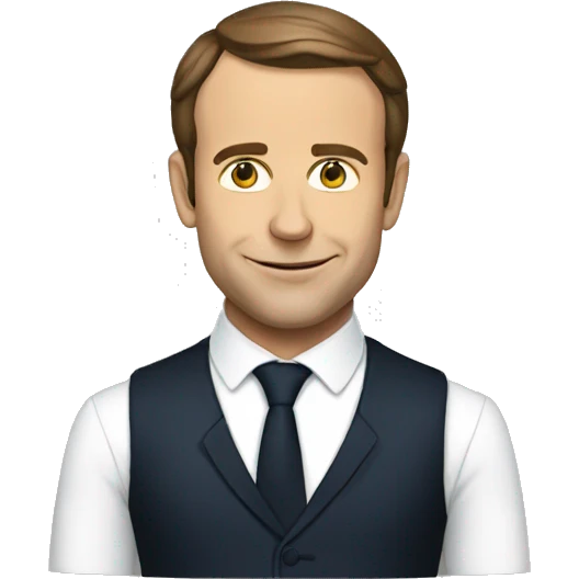 Macron qui sort emoji