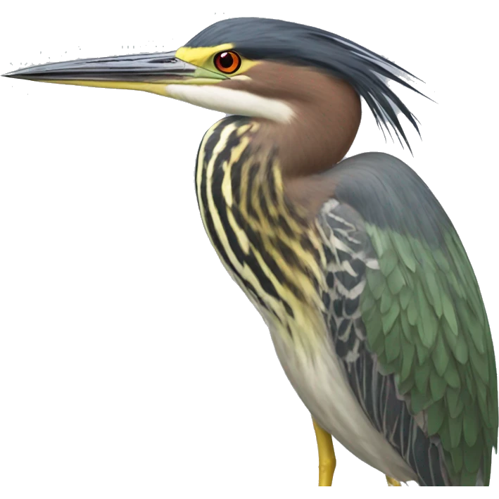 Green-backed Heron (10) emoji