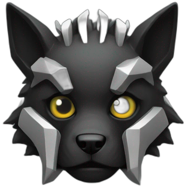Black Protogen emoji