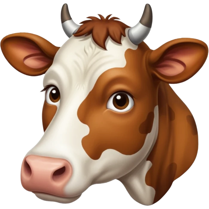 Очень больная коровка emoji