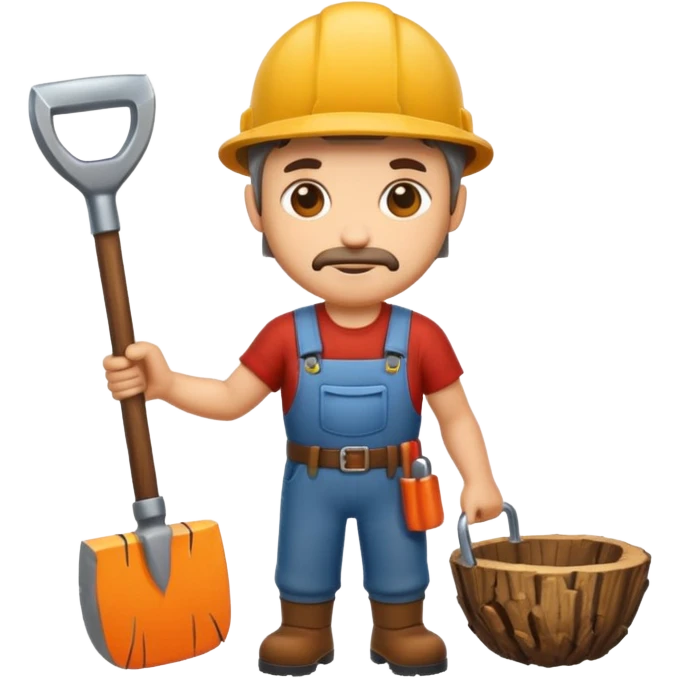 woodcutter emoji