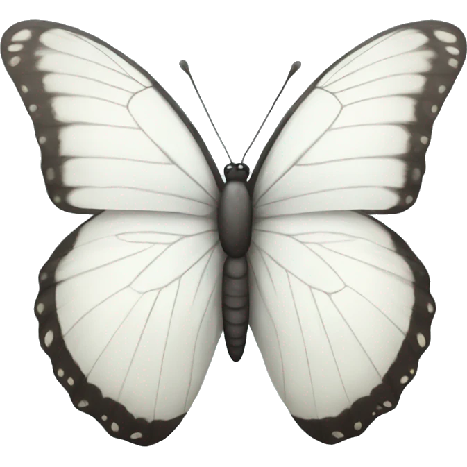 White butterfly emoji