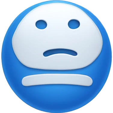 Verified blue and white emoji