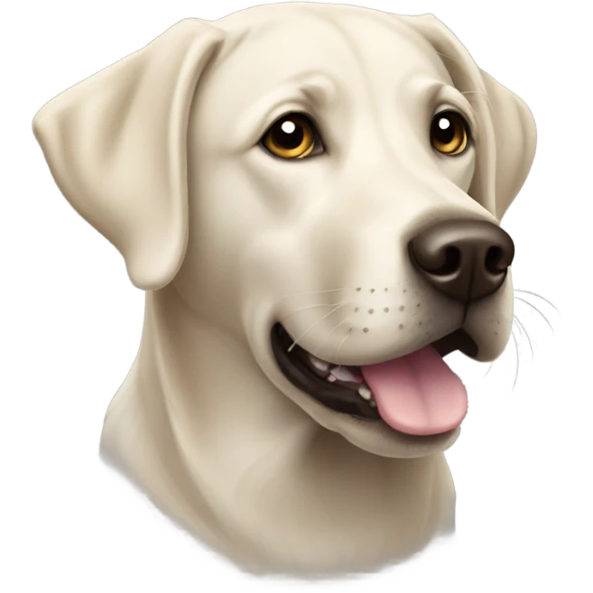 black labrador  emoji