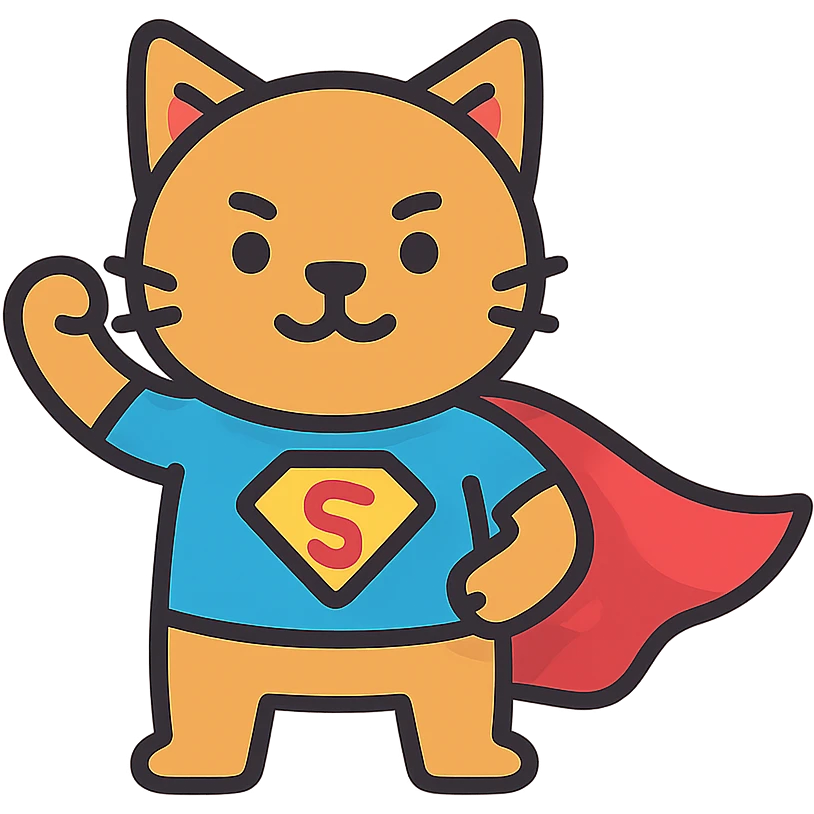 super cat emoji