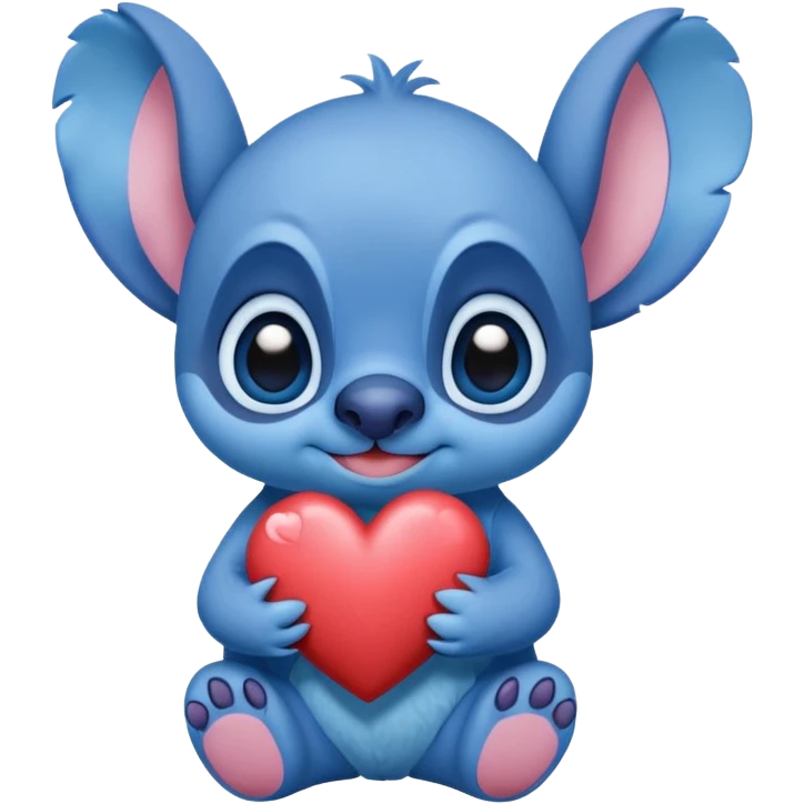 stitch saying thankyou with love  emoji