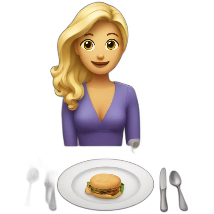 Invite her to dinner emoji
