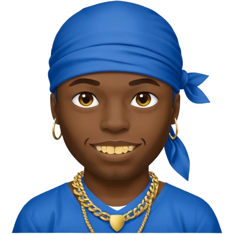 gangster crips emoji