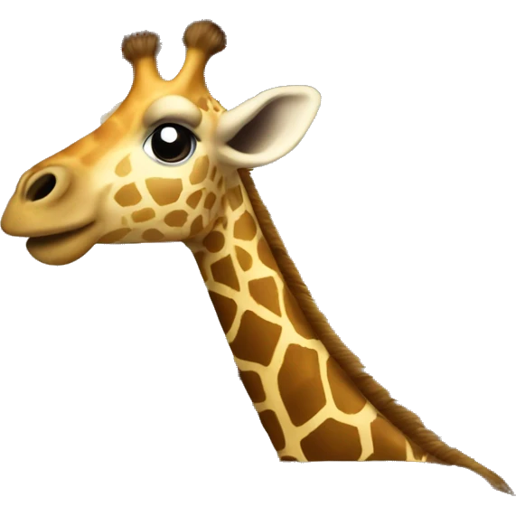 Giraffe in a car  emoji