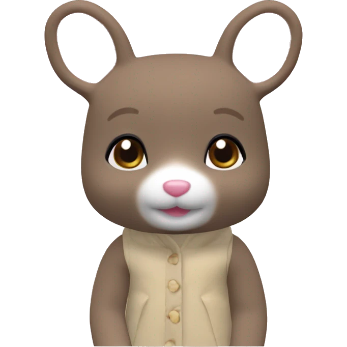 sylvanian families pink emoji