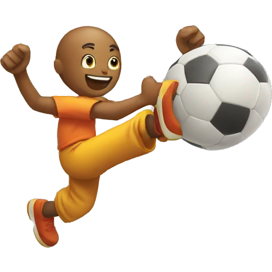 Balón en movimiento  emoji