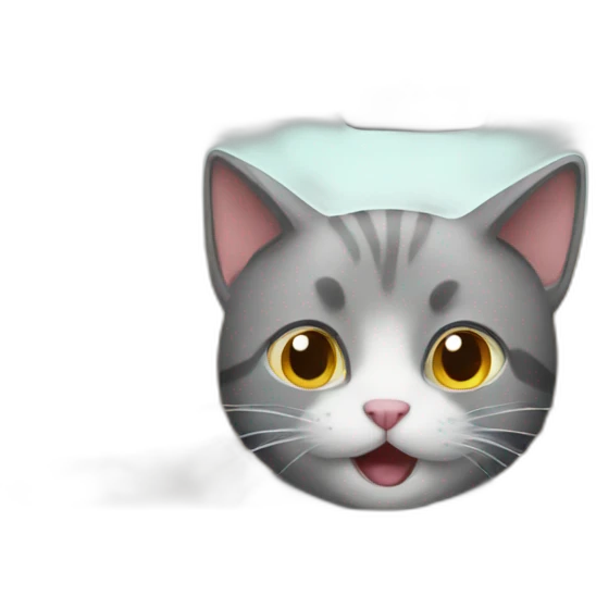 Cat in car emoji