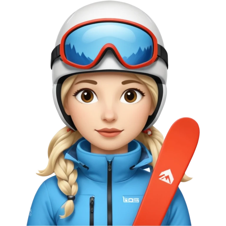 Woman Skiing Matterhorn emoji