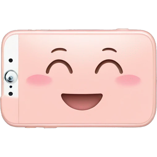 blush pink iphone emoji