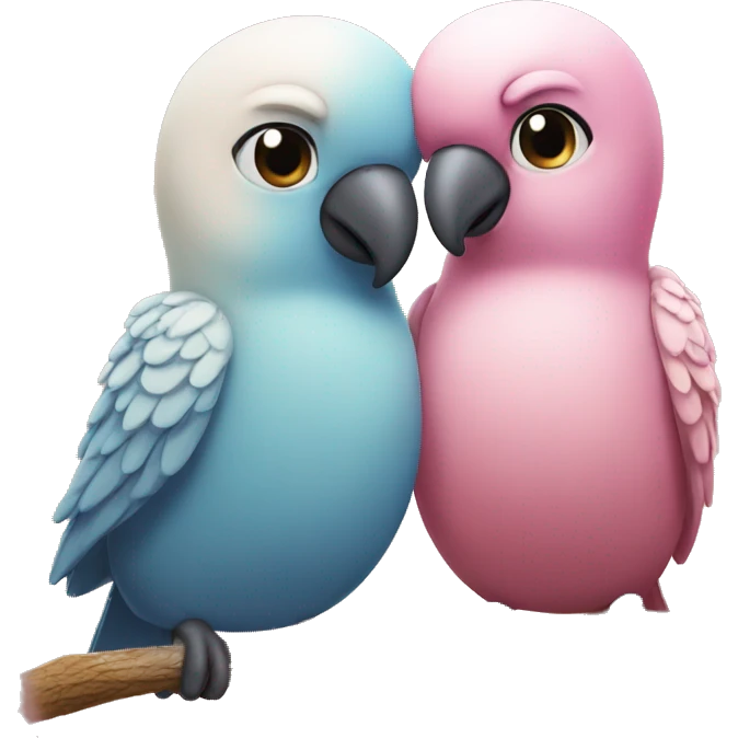 Lovebirds are lovebirds emoji
