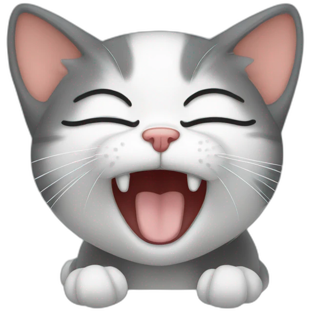 sneezing cute kitten emoji