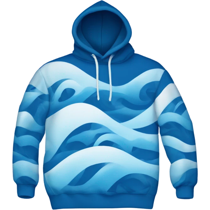 Waves hoodie emoji
