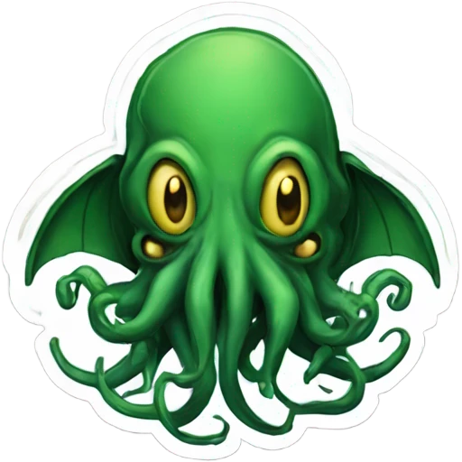 Cthulhu magnet emoji
