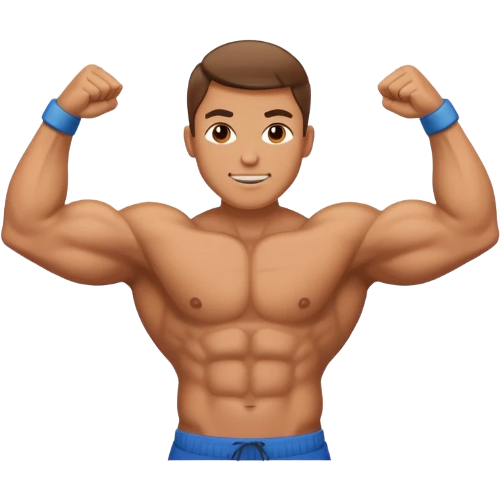 Pumped up arms emoji