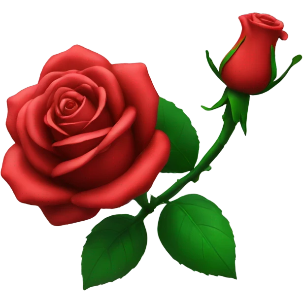 Red rose 1 piece emoji