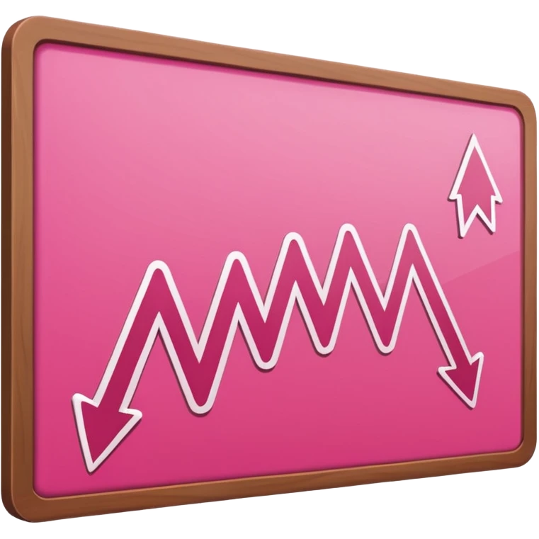 pink business strategy board. showing pick arrows png image emoji