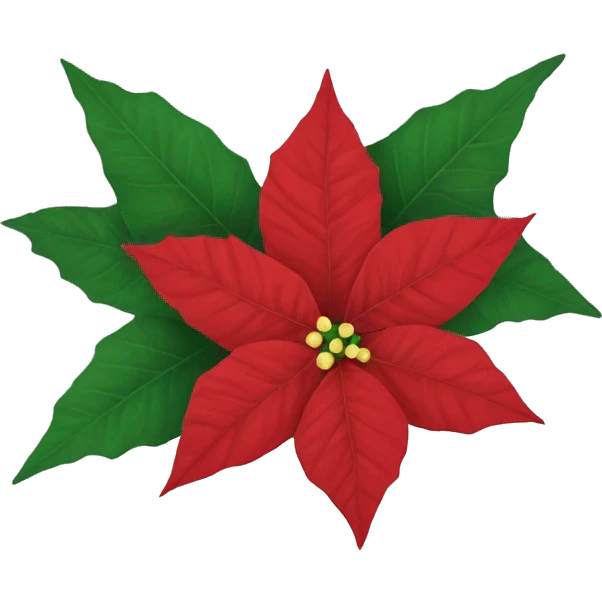Poinsettia emoji