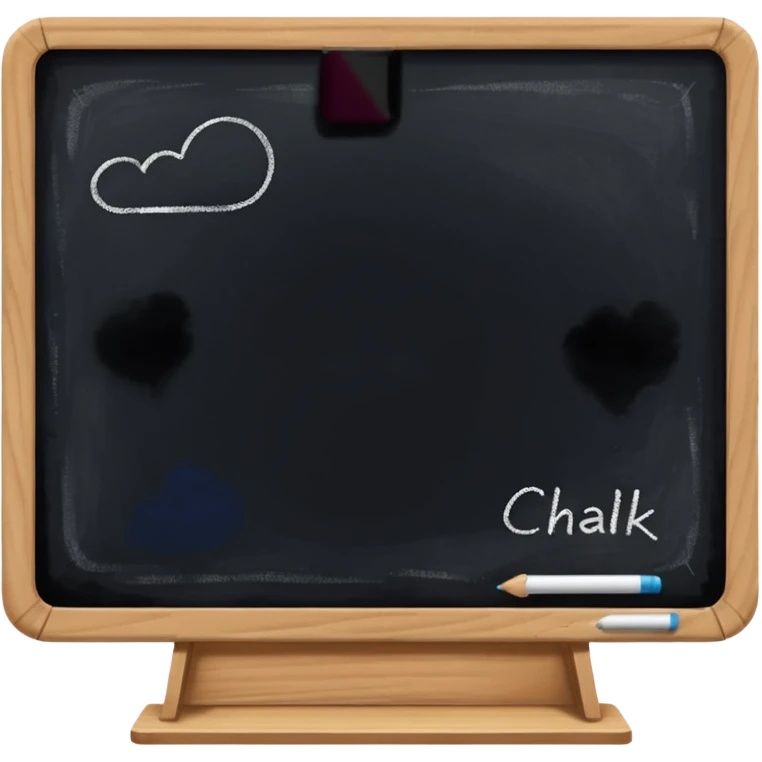 chalk board emoji