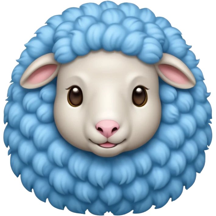light blue sheep emoji