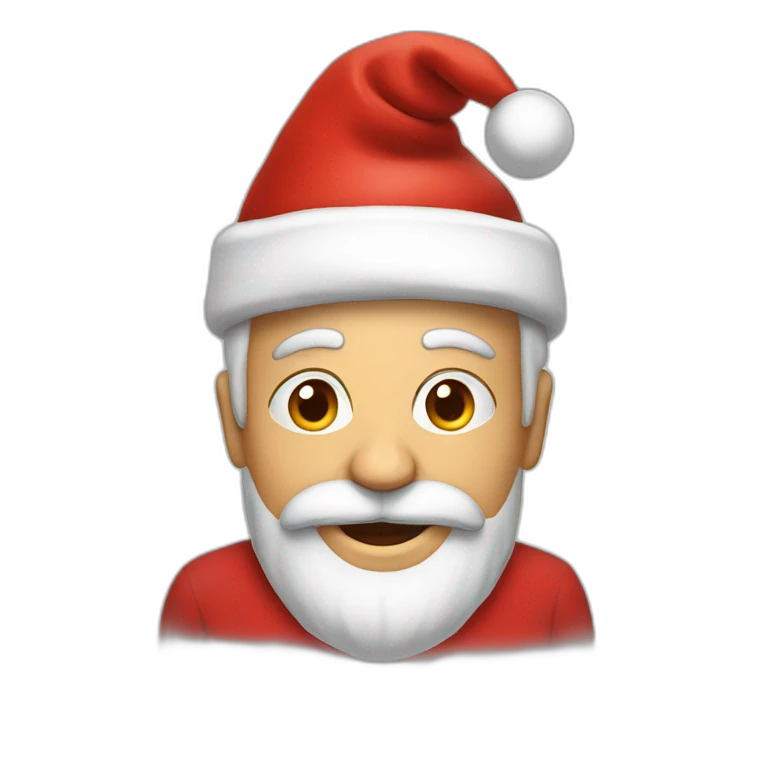 Père noël emoji