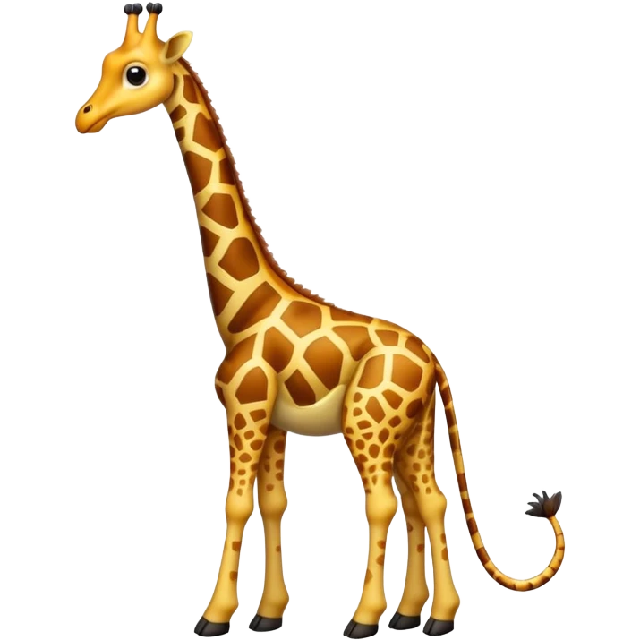 combinate giraffe and worm emoji