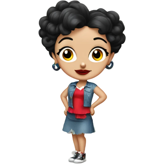 Betty boop emoji